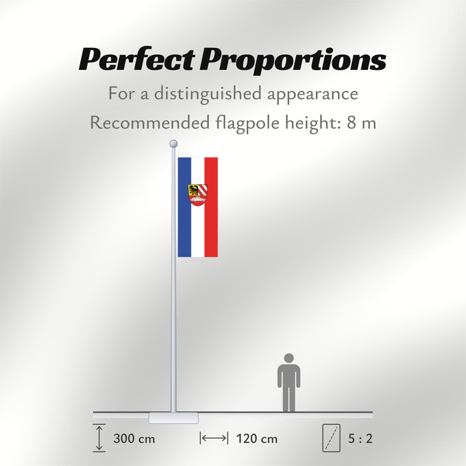 Flag Proportions: Velden, St (Frankenalb)
