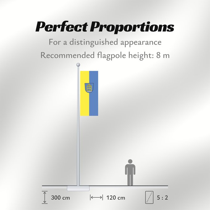 Flag Proportions: Gunzenhausen, St (Fränkisches Seenland)
