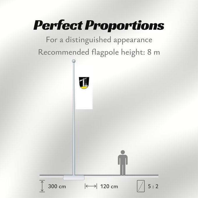 Flag Proportions: Theilenhofen (Fränkisches Seenland)