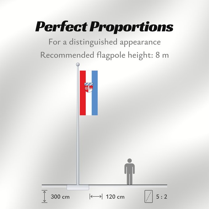 Flag Proportions: Miltenberg (Kreis)