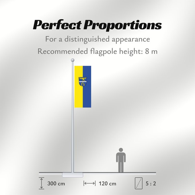 Flag Proportions: Karbach, M (Spessart-Mainland)