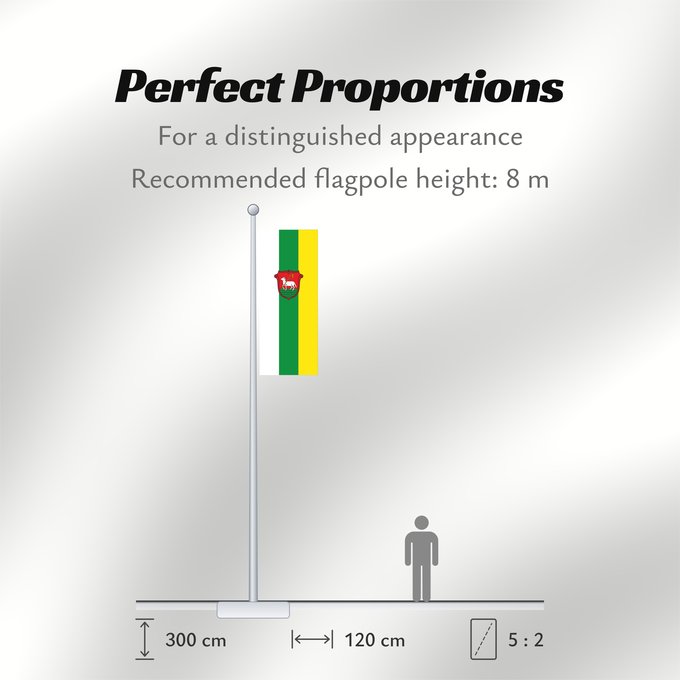 Flag Proportions: Bütthard, M (Fränkisches Weinland)