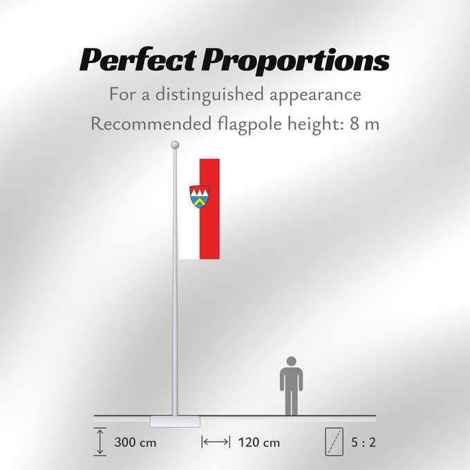 Flag Proportions: Rottendorf (Fränkisches Weinland)