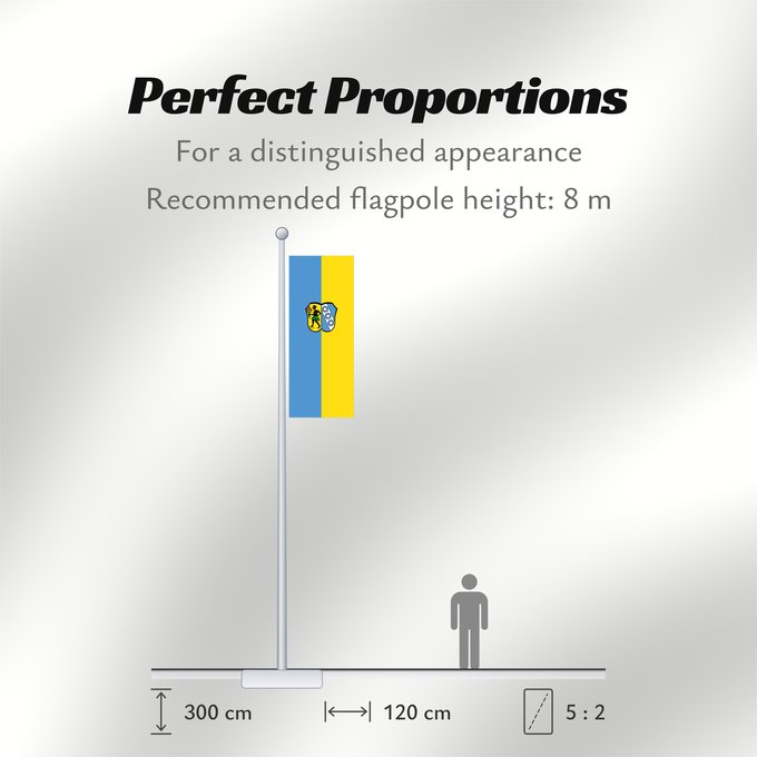 Flag Proportions: Unterpleichfeld (Fränkisches Weinland)