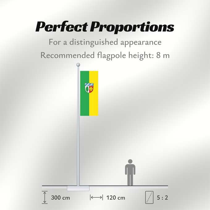 Flag Proportions: Aichach-Friedberg (Kreis)