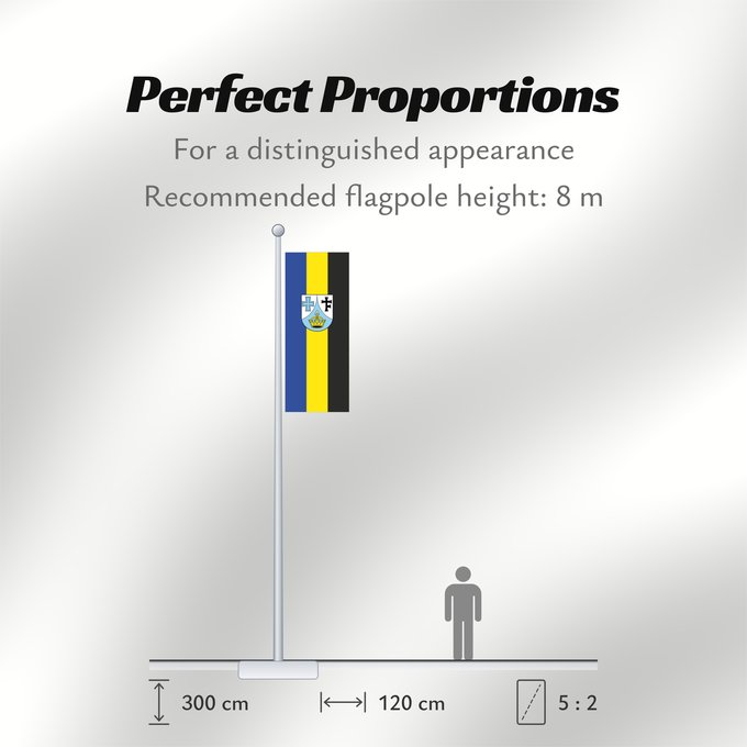 Flag Proportions: Todtenweis (Bayerisch-Schwaben)