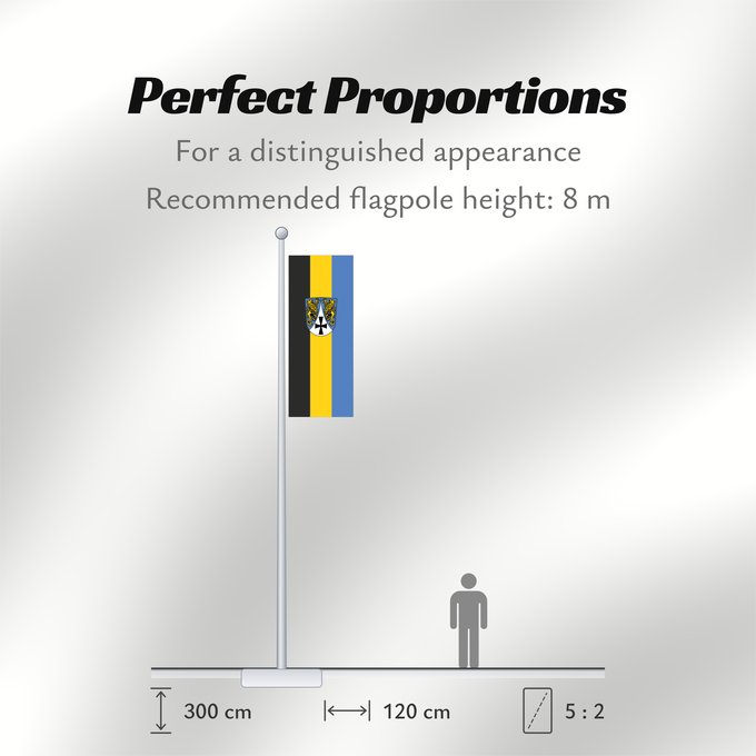 Flag Proportions: Zöschingen (Bayerisch-Schwaben)