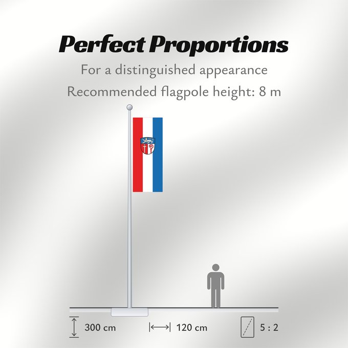 Flag Proportions: Ostallgäu (Kreis)