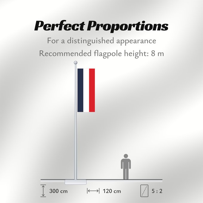 Flag Proportions: France Francia Frankreich France in #002654, #FFFFFF, #CE1126