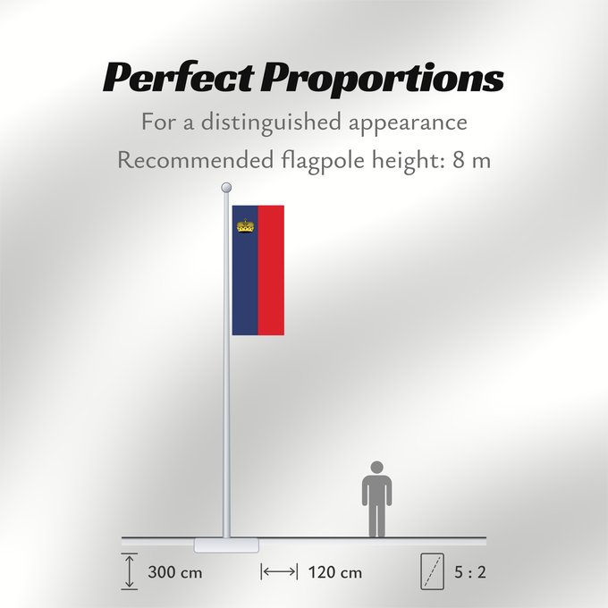 Flag Proportions: Liechtenstein Сцяг Ліхтэнштэйна Liĥtenŝtejno Liechtensteingo bandera Ala Liechtensteinê Dal Liechtenstein Флаг Лихтенштейна Lihtenštajna Прапор Ліхтенштейну