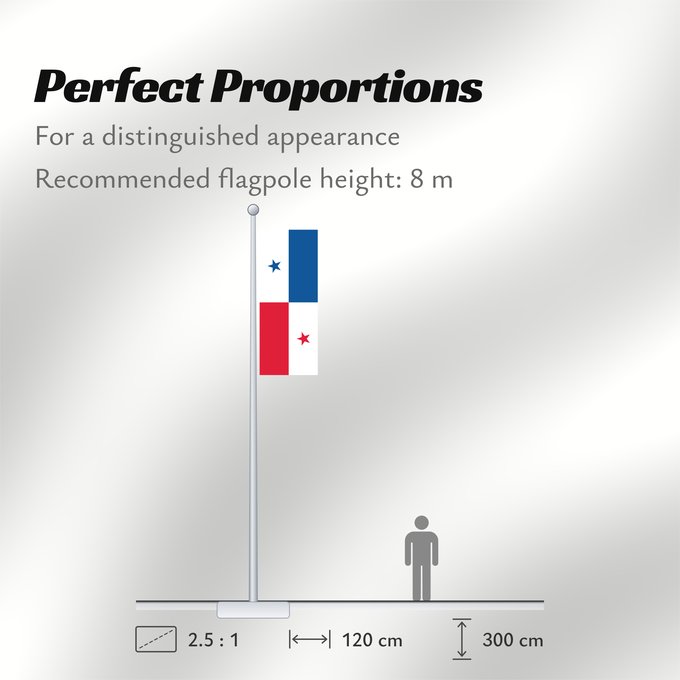 Flag Proportions: Panama Panamá Panamy علم پَنما Paname Da Panamas Panamo Флаг Панамы