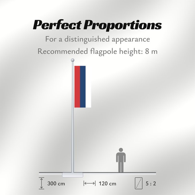 Flag Proportions: Civil Flag of Serbia	Civil flag of Serbia	Serbie	Serbia	Serbien	Гражданско знаме на Сърбия	Народна застава Србије	Narodna zastava Srbije	Nemzeti zászló szerbia	Народный  гражданский  флаг Сербии	Srbská národná vlajka	Kombëtar i Serbisë