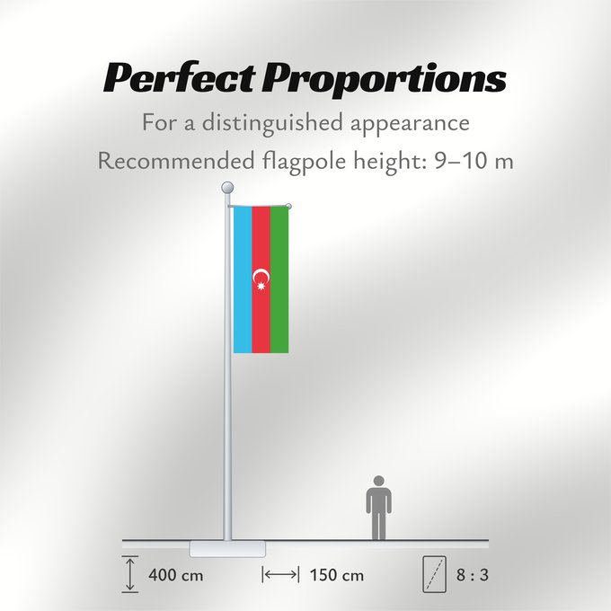 Flag Proportions: Azerbaijan L Azerbaïdjan Azerbaiyán Aserbaidschan Dell Azerbaigian Azerbeidzjan Azerbejdżanu Азербаиџьан абыраҟ علم أذربيجان Azərbaycan Сцяг Азербайджана Сьцяг Азэрбайджану Azerbajĝano Aserbaidžaani lipp Azerbaidžanin Azerbajdzsán Ադրբեջանի դրոշը აზერბაიჯ