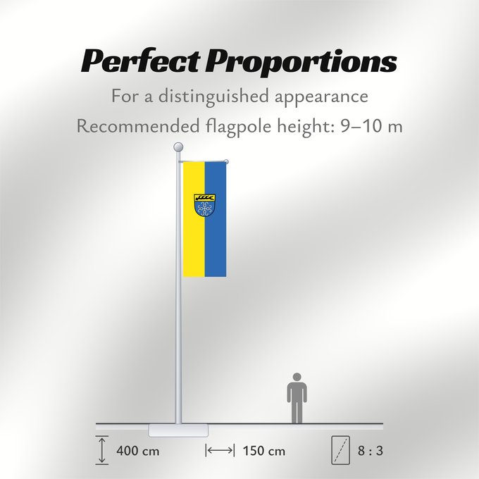 Flag Proportions: Kirchheim unter Teck (Region Stuttgart)