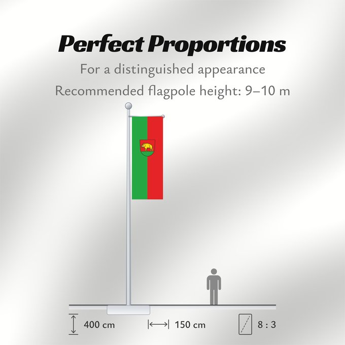 Flag Proportions: Ebersbach an der Fils (Region Stuttgart)