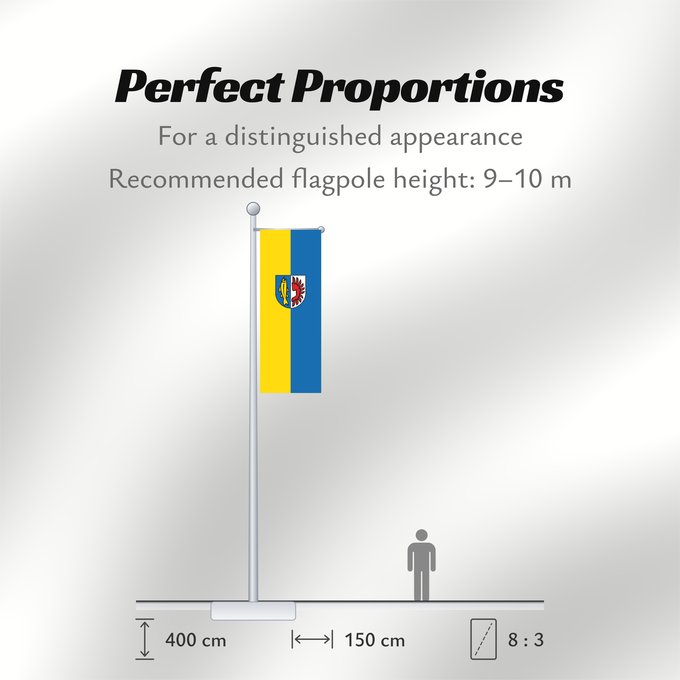 Flag Proportions: Remseck am Neckar (Region Stuttgart)
