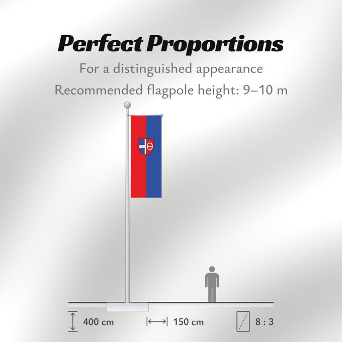Flag Proportions: Malsch (Nördliches Baden-Württemberg)