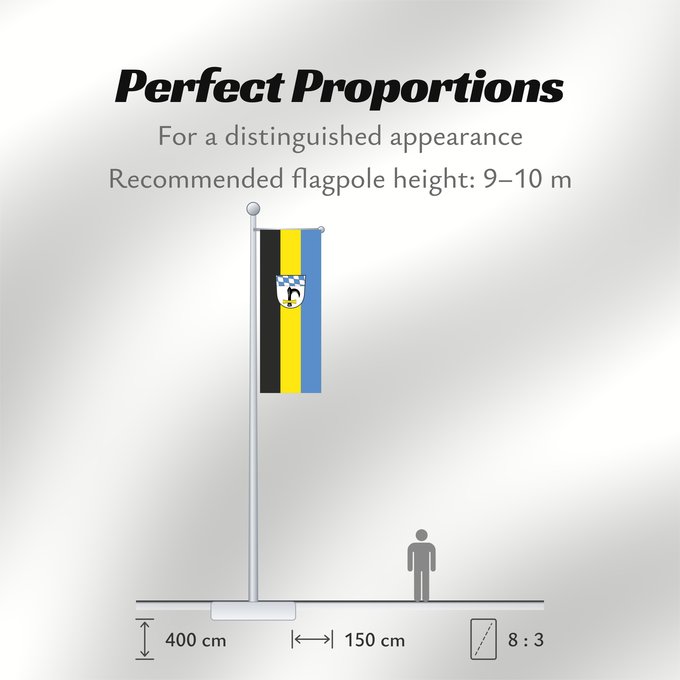 Flag Proportions: Marktl, M (Inn-Salzach)