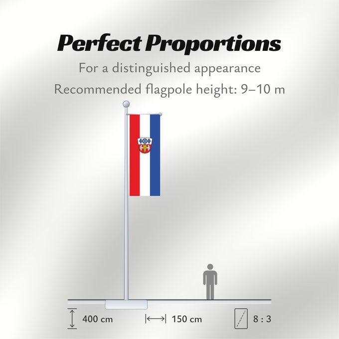 Flag Proportions: Saaldorf-Surheim (Berchtesgadener Land)