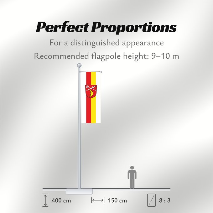 Flag Proportions: Jesenwang (Münchener Umland)
