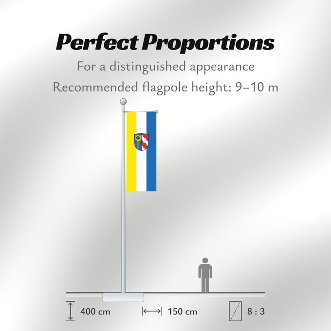 Flag Proportions: Eching am Ammersee (Ammersee-Lech)