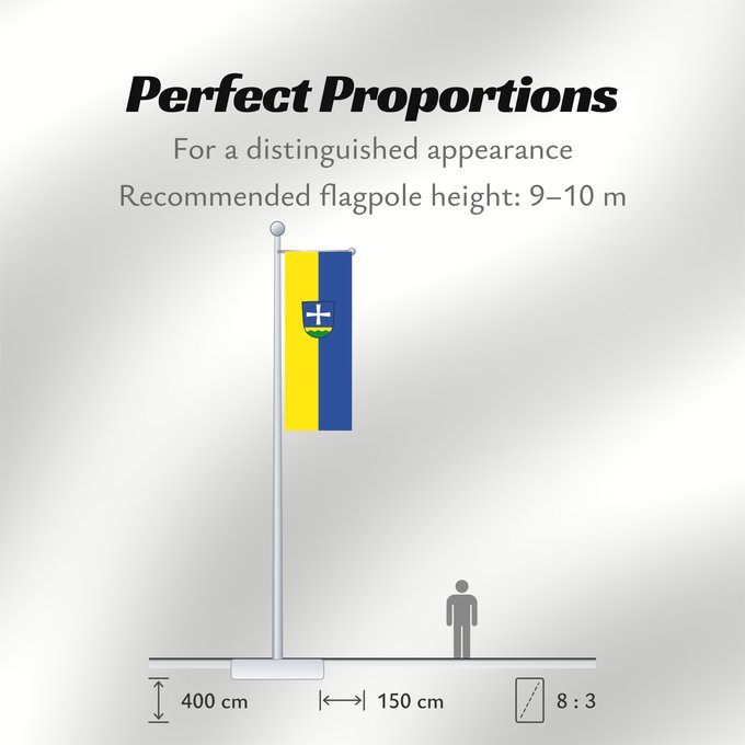 Flag Proportions: Straßlach-Dingharting (Münchener Umland)