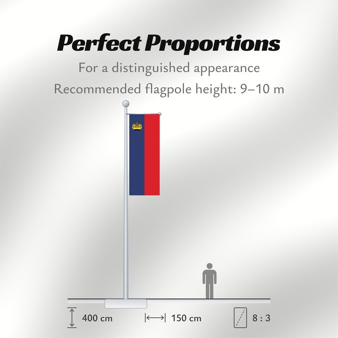 Flag Proportions: Liechtenstein Сцяг Ліхтэнштэйна Liĥtenŝtejno Liechtensteingo bandera Ala Liechtensteinê Dal Liechtenstein Флаг Лихтенштейна Lihtenštajna Прапор Ліхтенштейну