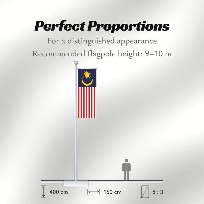 Flag Proportions: Malaysia Malaysia – Jalur Gemilang Stripes of Glory Malaisie Malasia علم ماليزيا Malaysia / بنديرا مليسيا Malajzio Malaisia lipp Watawat ng Malaysia Mâ-lòi-sî-â koet-khì 馬来西亜の国旗 ទង់ជាតិម៉ាឡេស៊ី Malaysi ທຸງຊາດມາເລເຊຍ 馬來西亞之國旗 Malaysia – Jalur Gemilang /