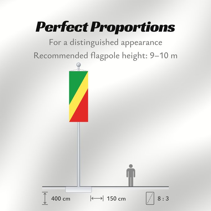 Flag Proportions: Republic of the Congo Congo République du Congo República del Congo Republik Kongo Repubblica del Congo República do Congo علم الكونغو Banniel Republik Kongo La Respubliko Kongo Kongoar bandera پرچم جمهوری کنگو Dalapo ya Repubilika ya Kongo Bɛndɛ́lɛ ya Re