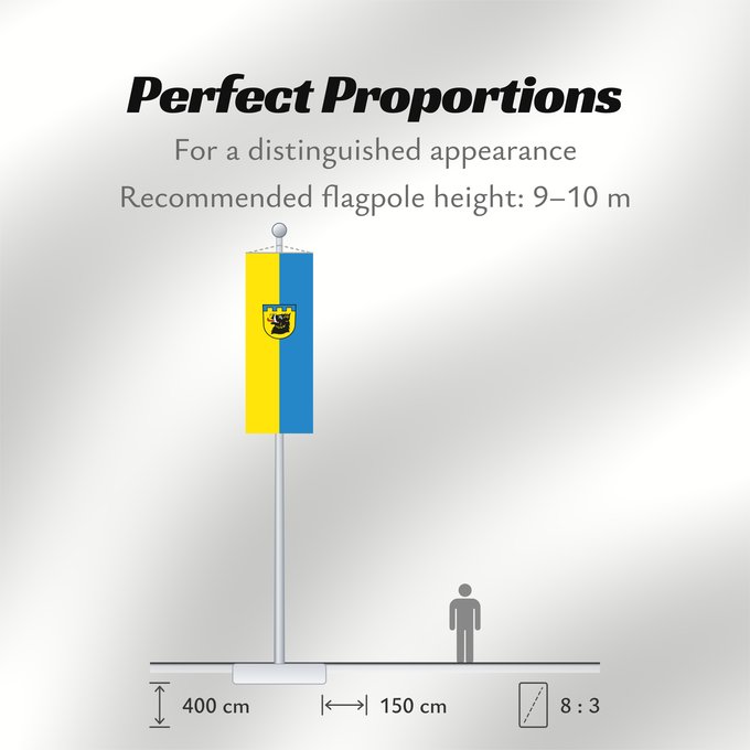 Flag Proportions: Auenwald (Region Stuttgart)