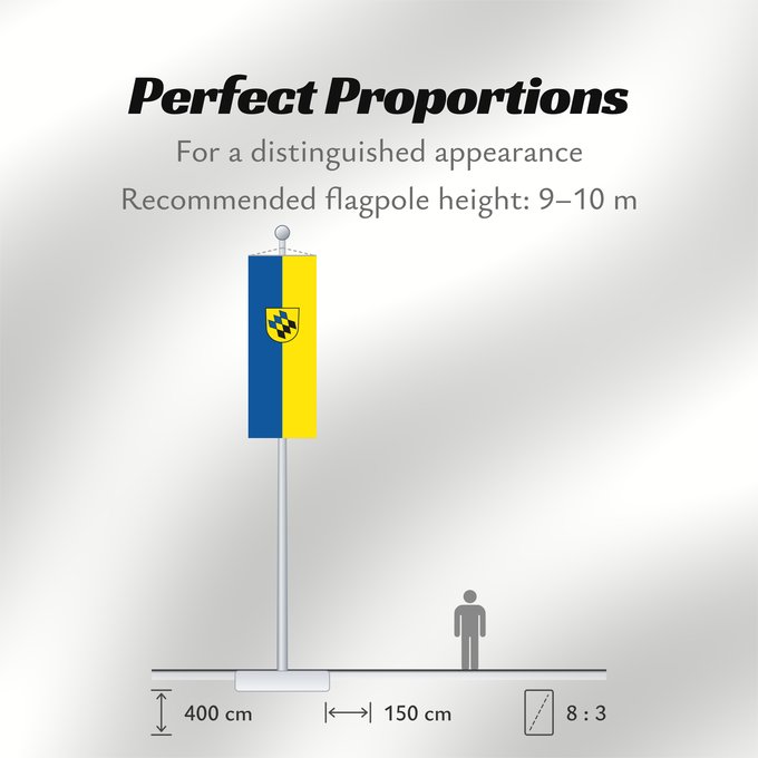 Flag Proportions: Kernen im Remstal (Region Stuttgart)