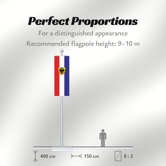 Flag Proportions: Bad Wimpfen (Nördliches Baden-Württemberg)