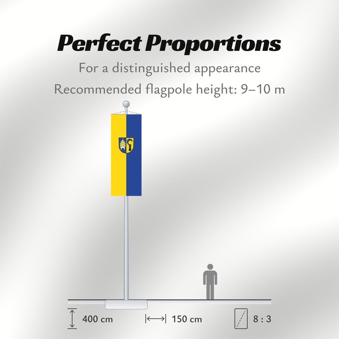 Flag Proportions: St. Leon-Rot (Nördliches Baden-Württemberg)