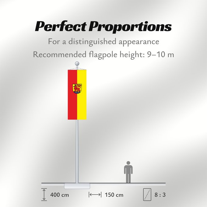 Flag Proportions: Calw (Nördlicher Schwarzwald)