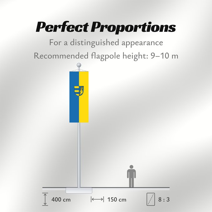 Flag Proportions: Friolzheim (Nördlicher Schwarzwald)