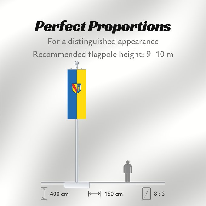 Flag Proportions: Vörstetten (Südlicher Schwarzwald)