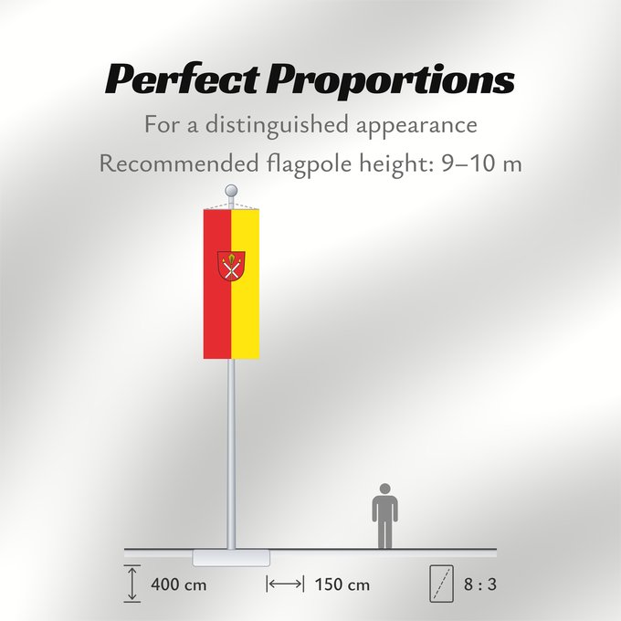 Flag Proportions: Alleshausen (Württembergisches Allgäu Oberschwaben)