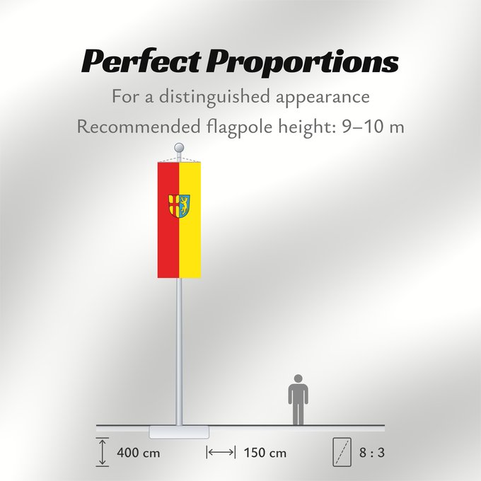 Flag Proportions: Attenweiler (Württembergisches Allgäu Oberschwaben)