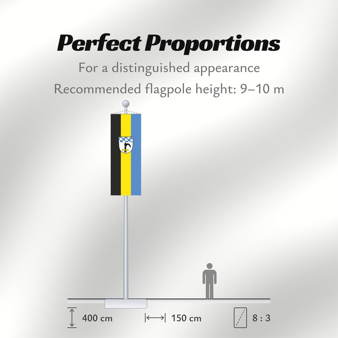 Flag Proportions: Marktl, M (Inn-Salzach)