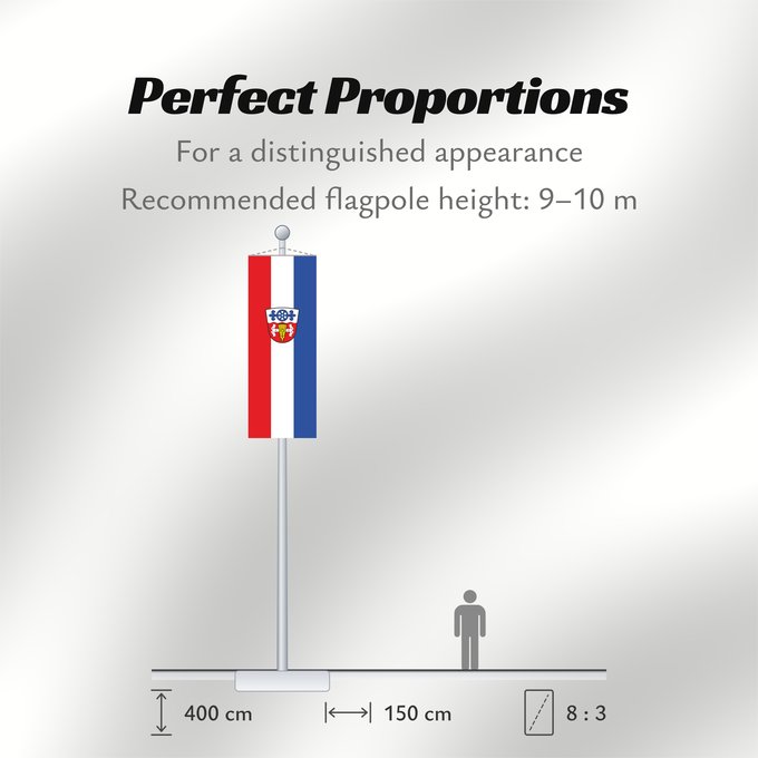 Flag Proportions: Saaldorf-Surheim (Berchtesgadener Land)