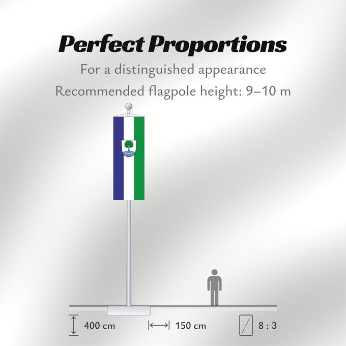 Flag Proportions: Hohenlinden (Ebersberger Grünes Land)