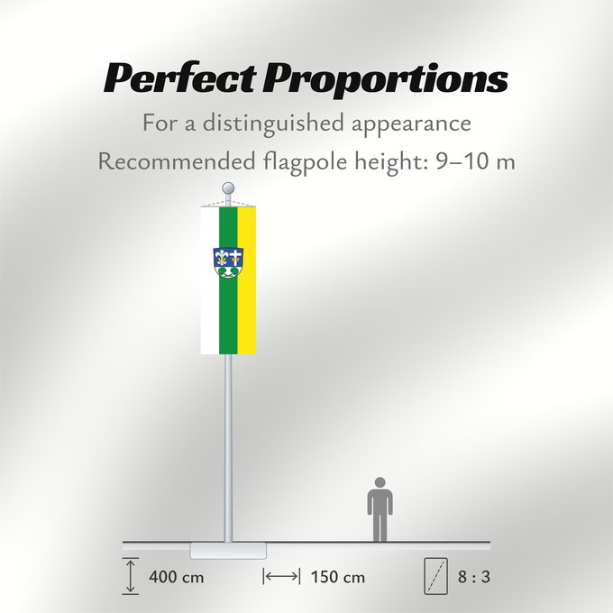 Flag Proportions: Hohenpolding (Münchener Umland)