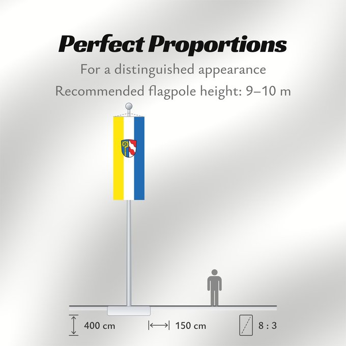 Flag Proportions: Eching am Ammersee (Ammersee-Lech)