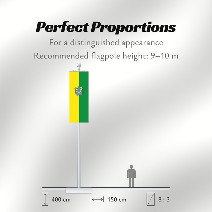 Flag Proportions: Waakirchen (Alpenregion Tegernsee-Schliersee)
