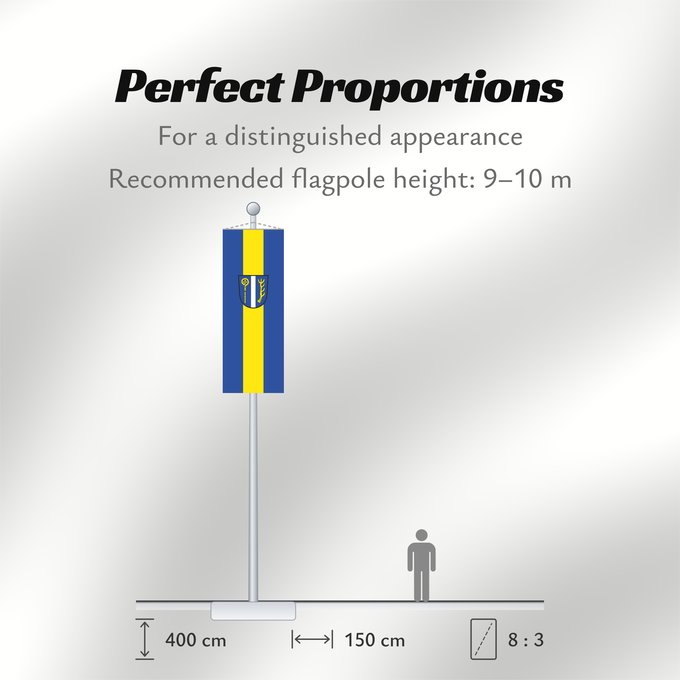 Flag Proportions: Brunnthal (Münchener Umland)