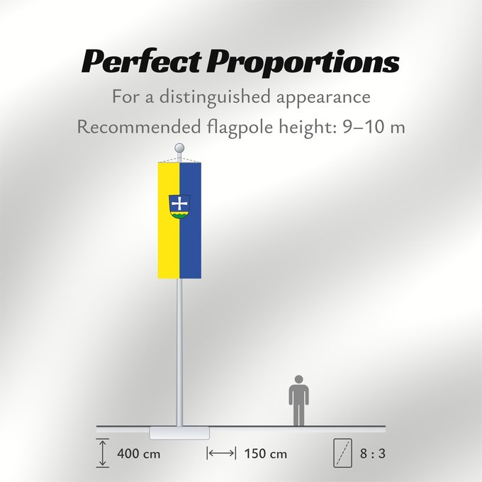Flag Proportions: Straßlach-Dingharting (Münchener Umland)