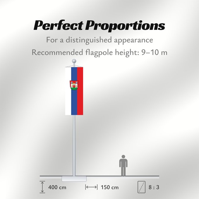 Flag Proportions: Neuburg a.d.Donau, GKSt (Oberbayerns Städte)