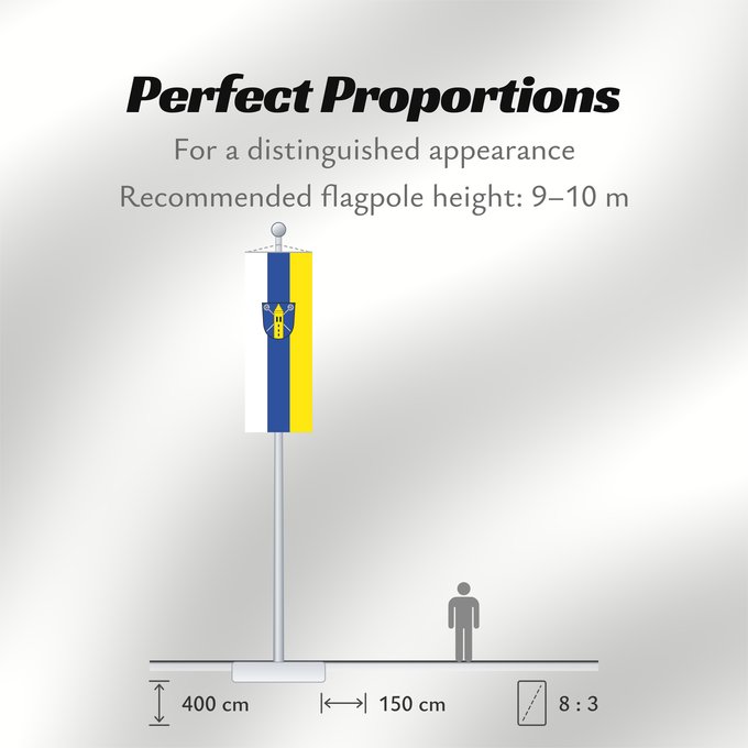 Flag Proportions: Ilmmünster (Oberbayerns Städte)
