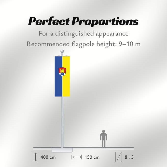 Flag Proportions: Breitbrunn a.Chiemsee (Chiemsee-Alpenland)