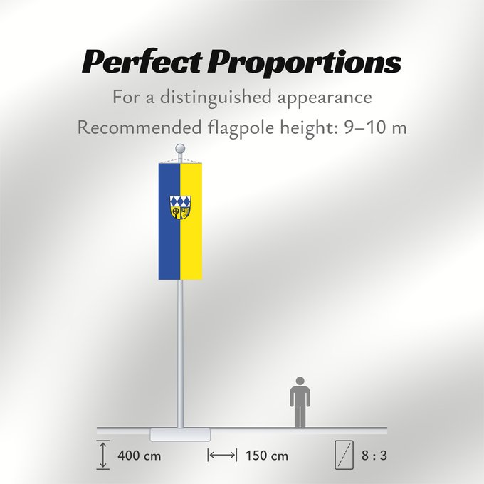 Flag Proportions: Eiselfing (Chiemsee-Alpenland)